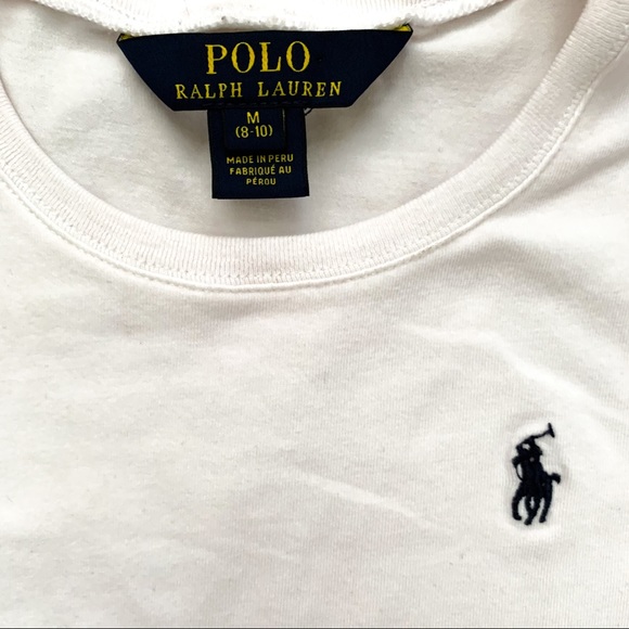 White Polo Crop Top - Picture 4 of 4